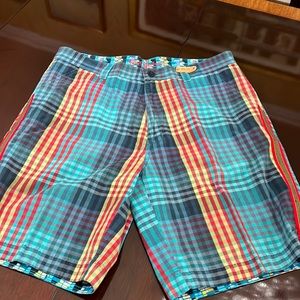 Robert Graham men’s plaid shorts size 36